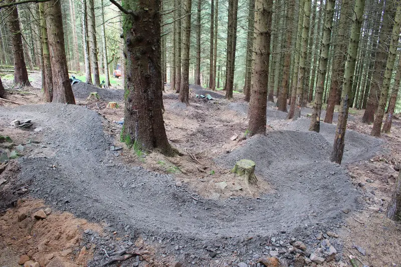 The Trail Crew at Bike Park Wales have been workin