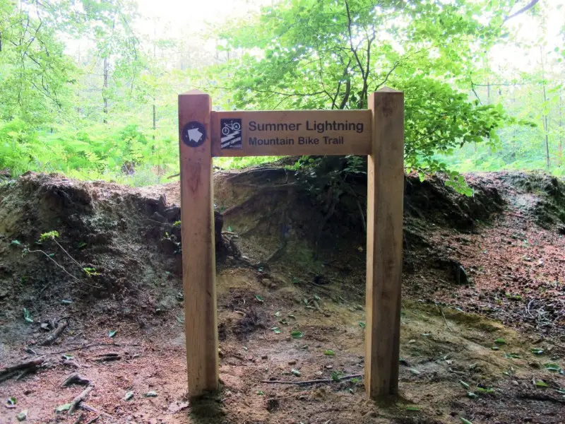 Leith Hill mountain bike trail extended.