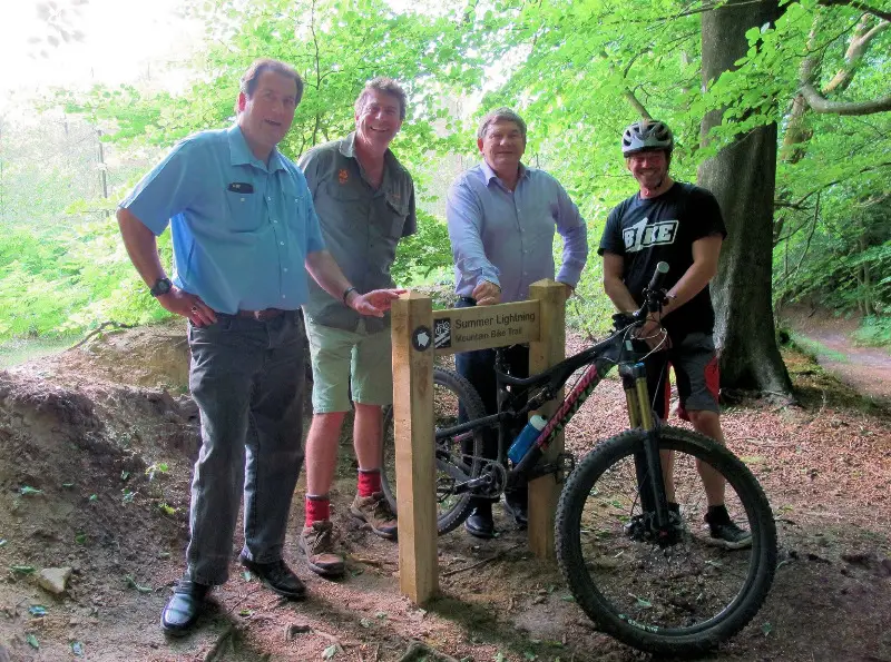 Leith Hill mountain bike trail extended.