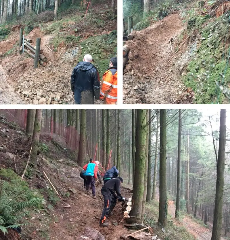 The Gawton Gravity Hub trail crew have been busy w