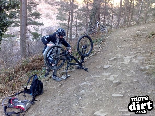 Y Mynydd Downhill - Cwmcarn