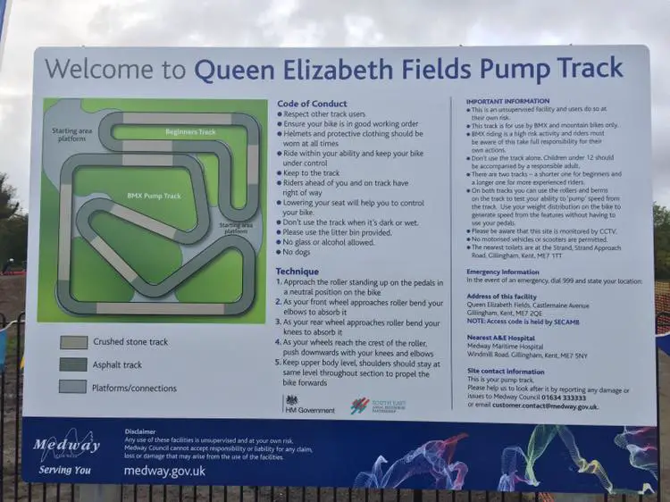 Queen Elizabeth Fields Pump Track