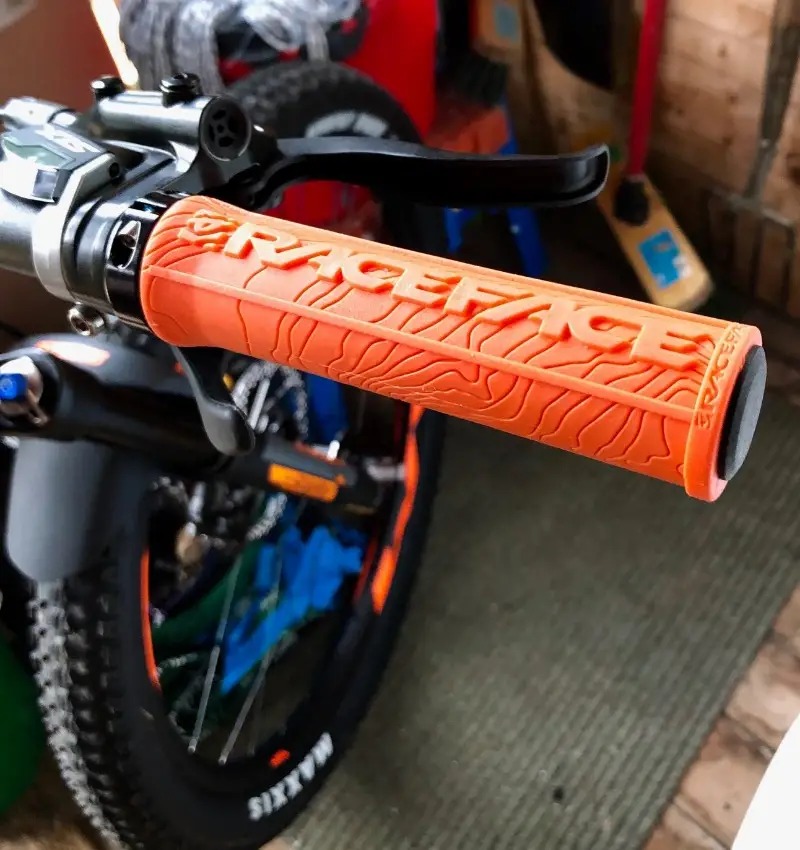 Got my grips of choice on the new bike. 