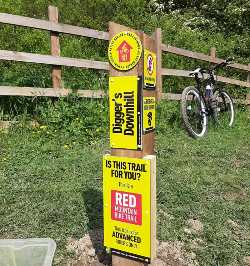 Rother Valley Mountain Bike Trails - Digger's Down
