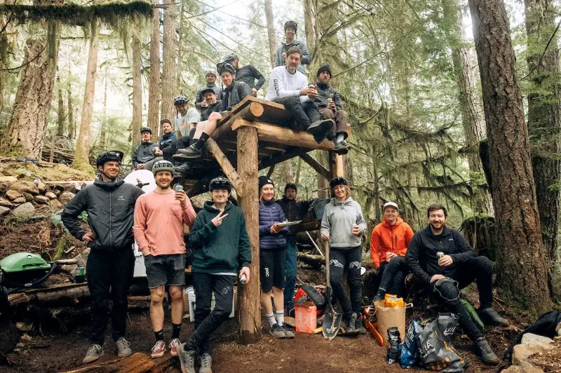 OneUp Raises $44,000 for jump trail in Squamish