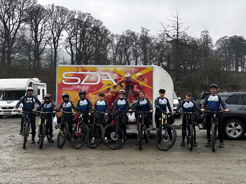 Scottish downhill mountain bike racing