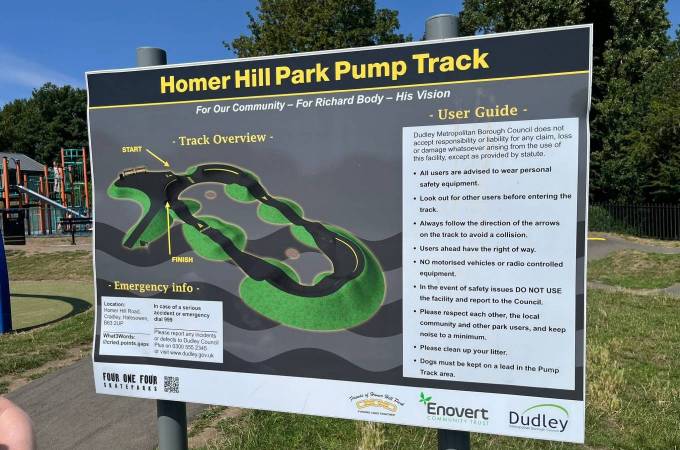 Homer Hill Park Pump Track