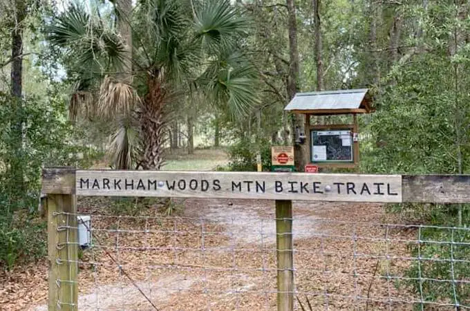 Markham Woods Mountain Bike Trails - Florida