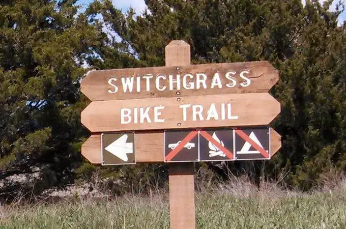 Switchgrass Mountain Biking Trail - Kansas